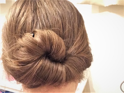 Spin pin bun