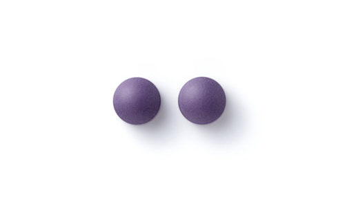 Two purple POLA Bright Link tablets